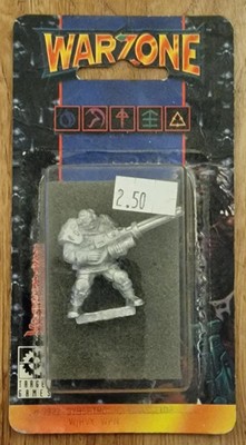 Warzone Mutant Chronicles Miniatur Cybertronic Chasseur Hvy Wpn Heartbreaker