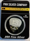 10g Guitar Pick .999 Fine Silver by Pan Silver Company