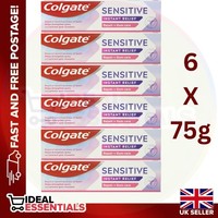 Colgate Sensitive Instant Relief Repair + Gum Care Toothpaste - 6 X 75g