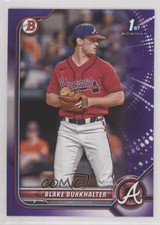 2022 Bowman Draft Purple 26/250 Blake Burkhalter #BD-10 0z8v