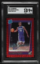 2021-22 Donruss Choice Red Signatures 6/99 Davion Mitchell SGC 9 MINT Auto 07zl