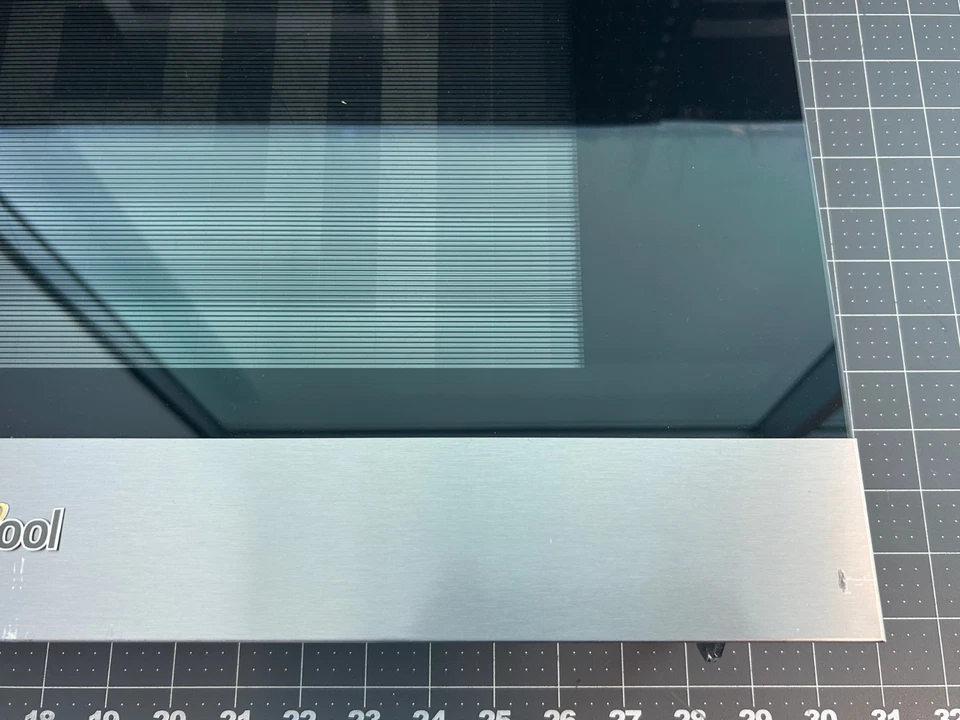 NUEVO Conjunto de puerta de vidrio para horno de cocina Whirlpool P# W11594222 Foto 3 de 4