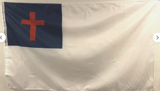 Christian Religious 5 x 8 Feet Flag, 5 x 8 100D Polyester Flag