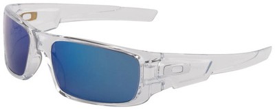 OAKLEY Crankshaft Sunglasses Polished Clear/Ice Iridium NEW OO9239-04