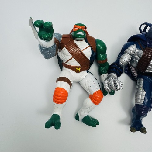 Jim Lee's TMNT Figure Set Donatello Michelangelo Raffaello Playmates Lotto di 3 - Foto 2 di 11