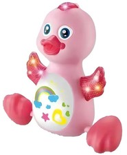 Dancing Duck Toy Musical Baby Crawling Light Up Kids Infant Gift Interactive