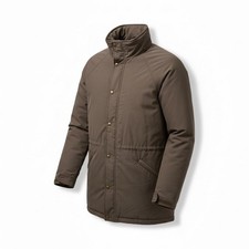 Vintage L.L. Bean Made in USA Brown Field Jacket Parka Mens Large Long Maine