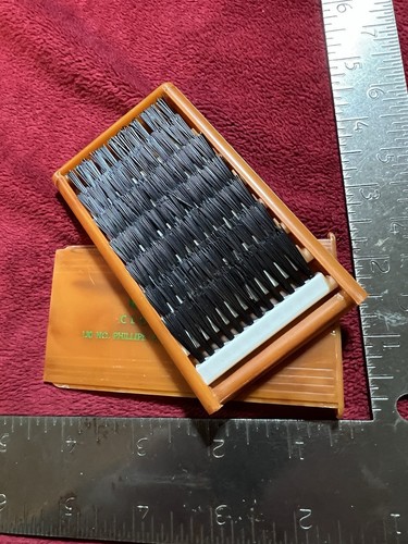 Vintage Folding Advertising Clothes Brush, E and W Clothing in Sioux Falls, SD. - Picture 4 of 7