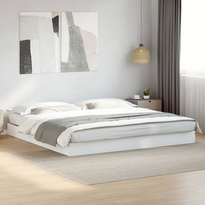 Bettgestell Bett Schlafzimmerbett Bettrahmen mit Lattenrost Holzwerkstoff vidaXL