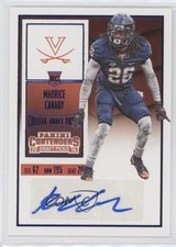 2016 Contenders Draft Picks College Ticket Blue Foil Maurice Canady Auto 0f8