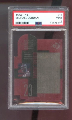 1996-97 Upper Deck UD3 #23 Michael Jordan PSA 9 Graded Card NBA Star Focus 96-97