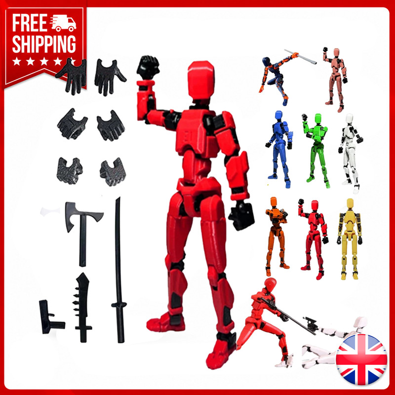 T13 Action Figure, Titan 13Action Figure, Robot Action Figure,3D Printed Action