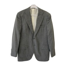 SuitSupply Lazio Blazer 40R US Gray Vitale Barberis Canonico Super 120s Wool rm