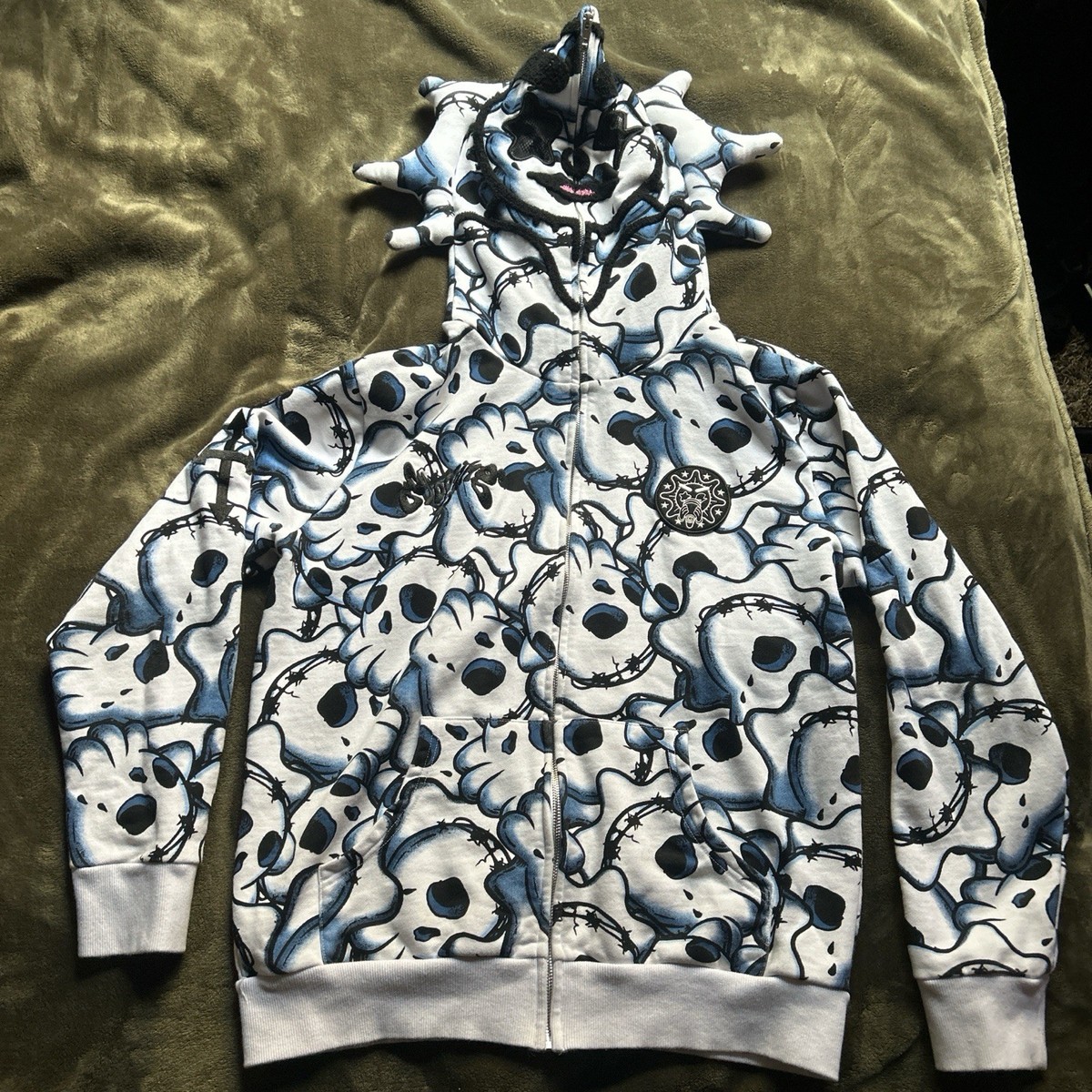 Chief Keef Glo Gang Full Zip Up Jacket ( Fits A Men's Medium