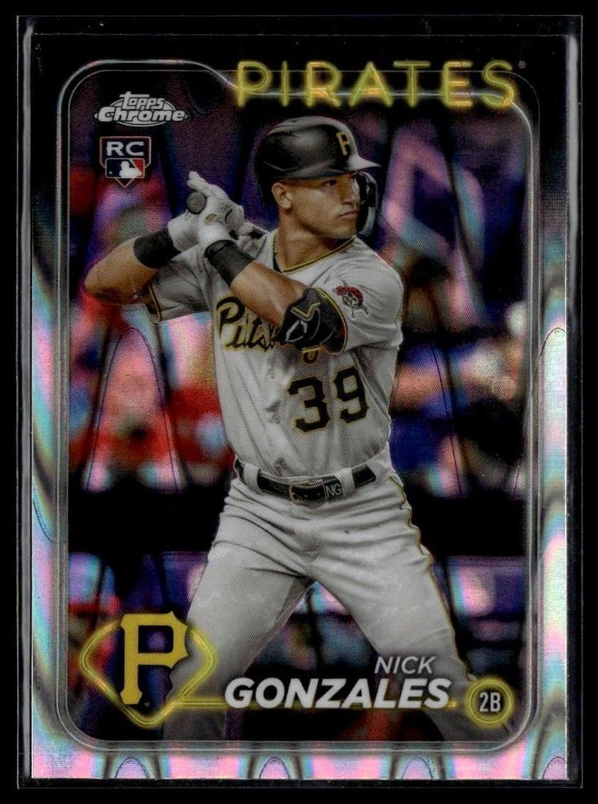 2024 Topps Chrome #72 Nick Gonzales Raywave Refractors