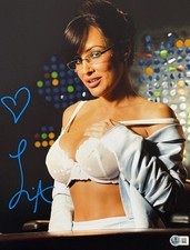 Hot Sexy Lisa Ann Signed 11x14 Photo Adult Star Authentic Autograph Beckett