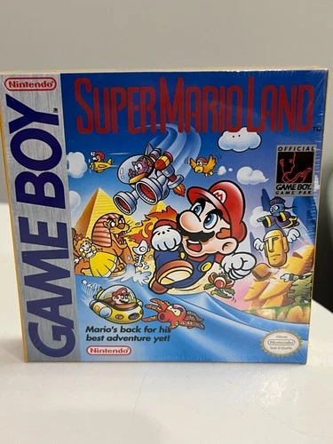 Super Mario Land, Nintendo Game Boy, New, Sealed, Factory Plastic, 1989