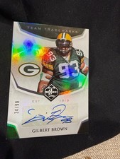 2019 Panini Limited Gilbert Brown AUTO Team Trademarks "Gravedigger" #ed 24/99