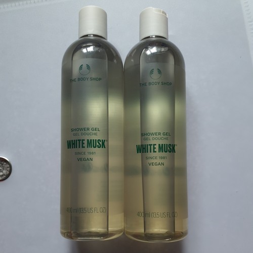 The Body Shop White Musk 400ml ×2 Jumbo Shower Gel Iconic Birthday Gift