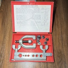 PLEWS TOOL 72-486-01 Double Flaring Tool Set 45° 5/8 3/16 1/4 5/16 3/8 7/16 1/2
