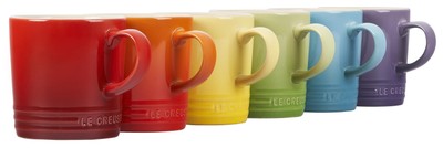 Le Creuset 12 oz Multicolor Stoneware Mug Dishwasher Safe Premium Quality