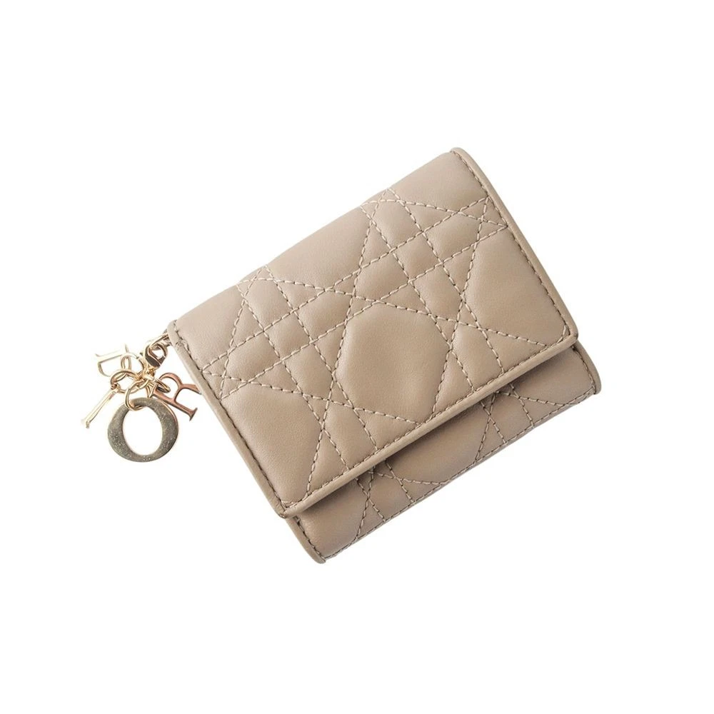 Portefeuille agneau Dior Lady Cannage 3476Y 131882214