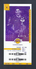 LEBRON JAMES LAKERS DEBUT 2018 NBA NUGGETS @ LAKERS FULL TICKET - OCTOBER 2