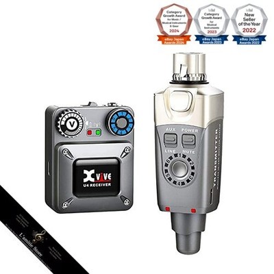 Xvive Audio U4 kabelloses In-Ear-Monitorsystem mit einem Empfänger (2,4 GHz) ...