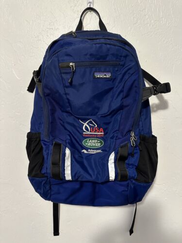 Patagonia Aysen 25L Black Multiple Pockets Employee Backpack Blue Reflective - Picture 1 of 12
