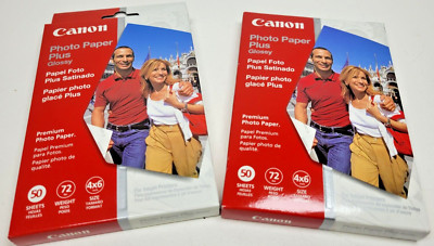 Canon Photo Paper Plus Glossy 4'' x 6'' Inkjet Paper, 100 Sheets PP-101