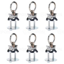 Gripon Pack Of 6 Bolt On L Track Tie Down Anchor With Backer Plate Tie Down