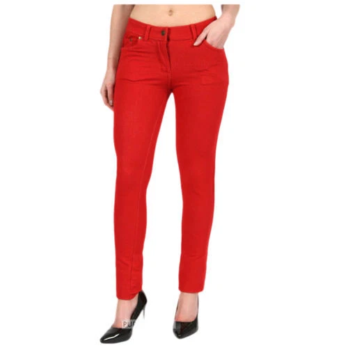 Skinny Womens Jeans Stretchy Jeggings Ladies New Fit Coloured Trousers Size  8 26