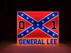 Hazzard Generale Lee Insegna luminosa 3d film lighted sign vintage movies logo