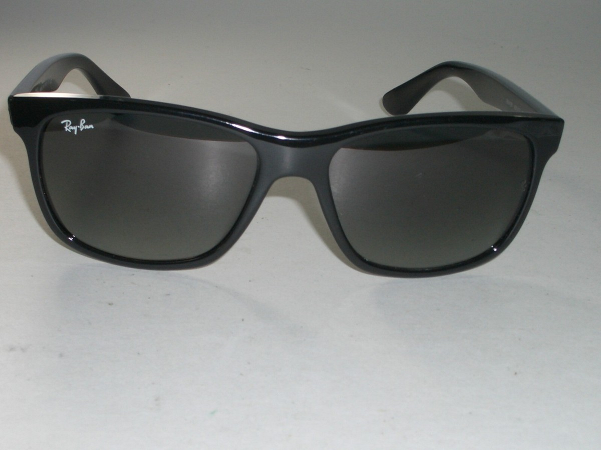 RAY BAN RB4181 601/71 3N THICK SHINY BLACK TOP GRADIENT