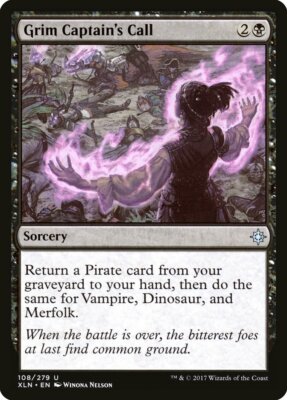 4 Grim Captain's Call 4x x4 - NM - Ixalan - SPARROW MAGIC mtg