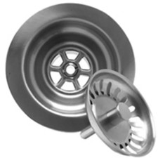 Mountain Plumbing MT300/SC Sink Strainer 3-1/2" Deluxe Stemball SATIN CHROME New