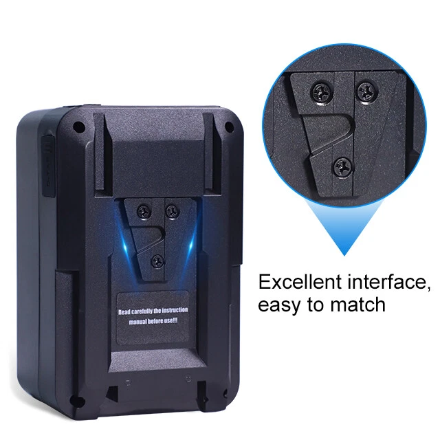 Portable D-Tap Power Bank for DSLR Cameras and Camcorders