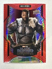 Winston Duke Mbaku Card Red Prizm Parallel 2022 Upper Deck Marvel Allure 125