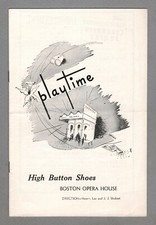 Eddie Foy Jr. "HIGH BUTTON SHOES" Jack Whiting / Audrey Meadows 1948 Playbill