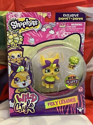 Shopkins Wild Style Foxy Lemons Shoppet and Leona Lemon Tree  DOLL