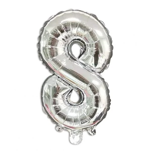 Decorazioni per 30° compleanno, palloncini Dargds per 30° compleanno, decorazioni per feste in argento nero e argento, striscione per 30° compleanno, ghirlanda di palloncini numero 30, decorazione per