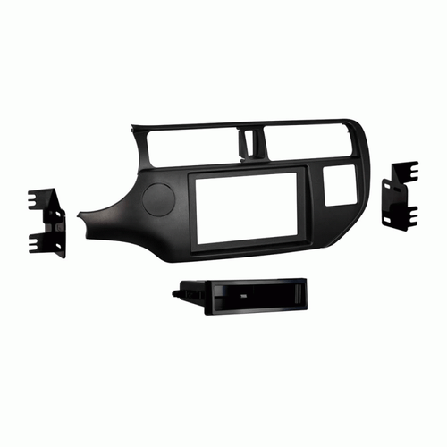 Fits Kia Rio 2016-2017 DIN Stereo Radio Install Dash Kit Matte Push Start New - Picture 2 of 3