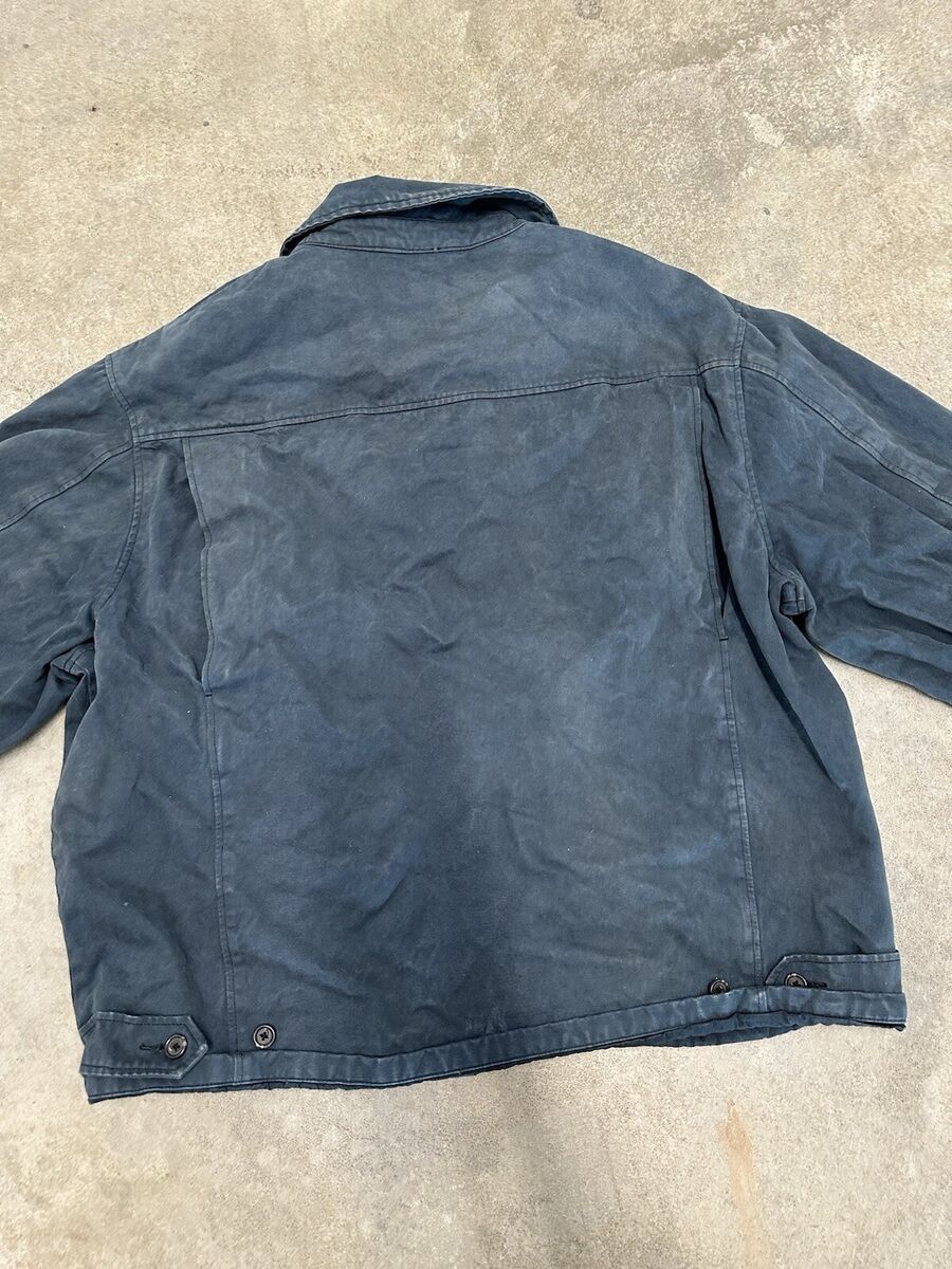Vintage Navy Polo Harrington Jacket Size Large No Pony Work Vintage Navy Polo Harrington Jacket Size Large No Pony Work