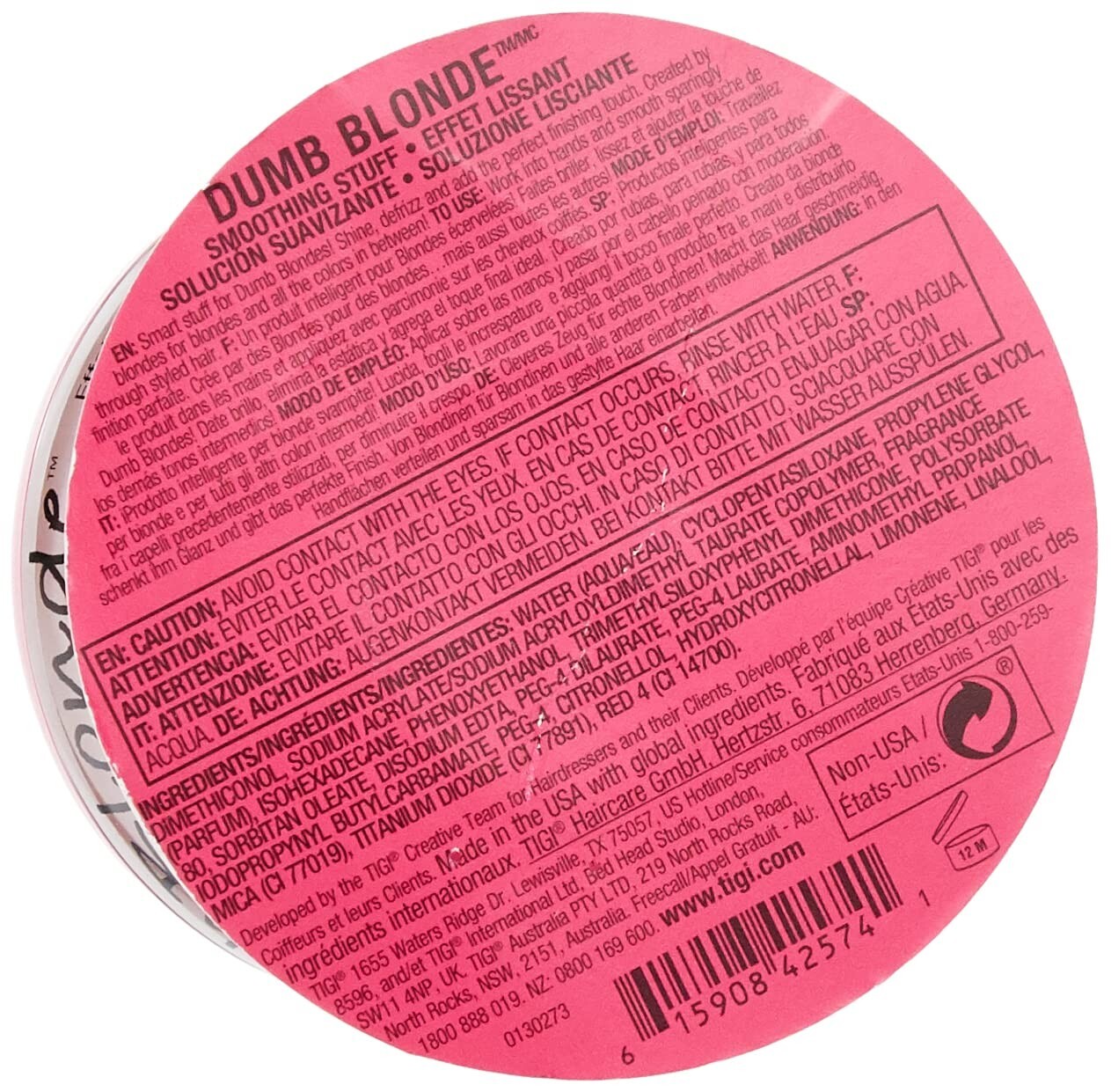 Tigi Bedhead Dumb Blonde Smoothing Stuff New Sealed Discontinued eBay