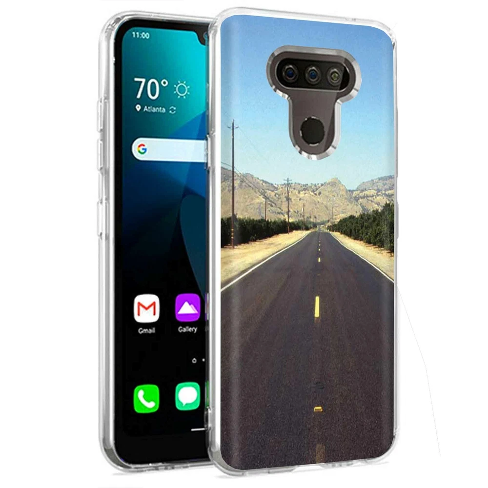 Phone Case for LG Harmony 4,Xpression Plus 3,K40S, California Highway Print