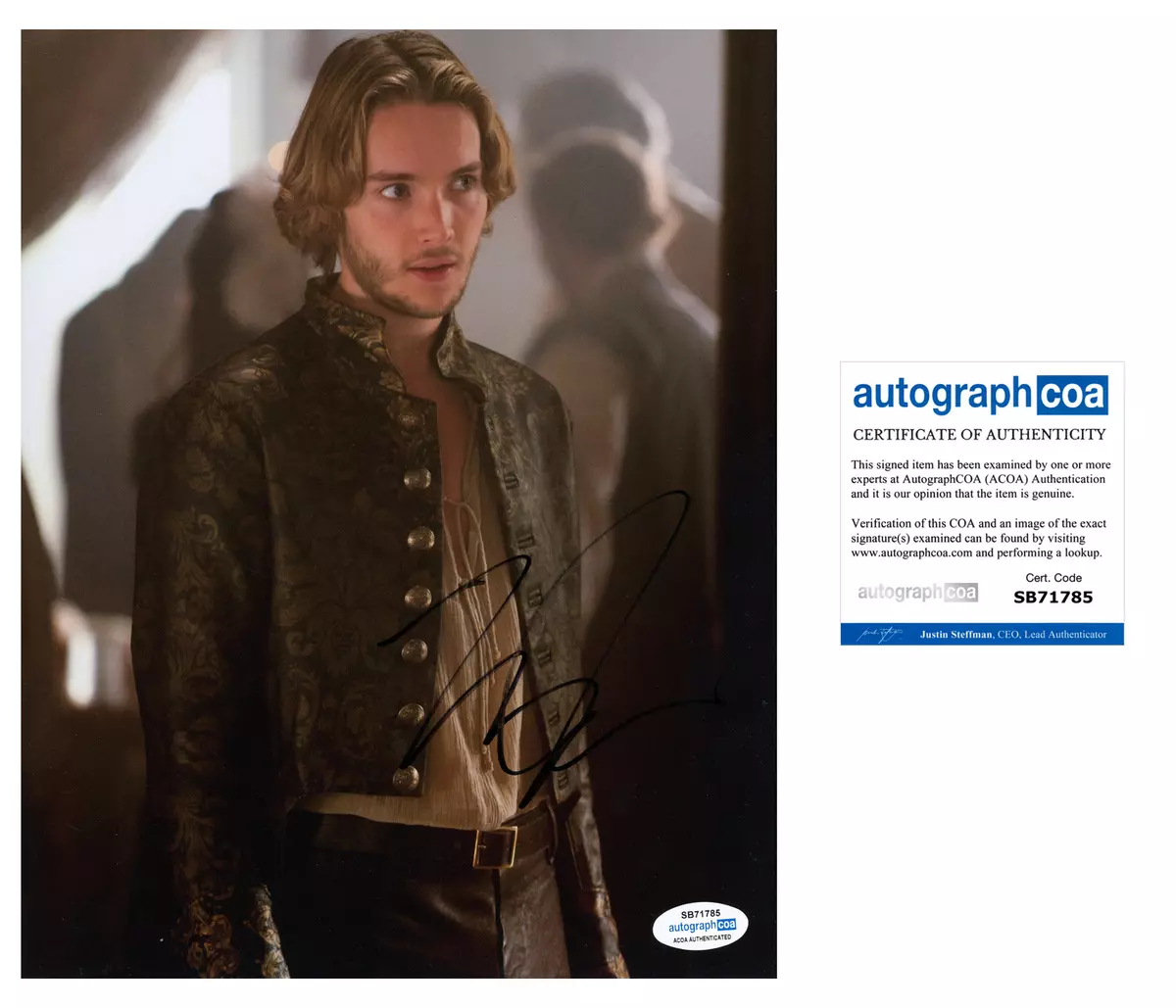 Toby Regbo Reign Signed Autograph 8x10 Photo ACOA