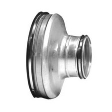 Riduttore Labbro.per Tubo Avvolgibile DN 80 a 500 mm Acciaio Zincato