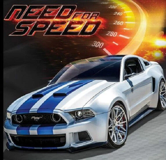 1:24  Need For Speed 2014 Ford Mustang Diecast Model Racing Car Toy  - Image 4 of 4