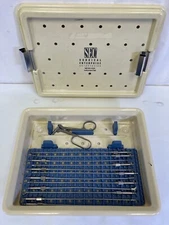 SEC Surgical Enterprise 13 Piece Endo Neuro Malleable Rotating Forcep Set w Case