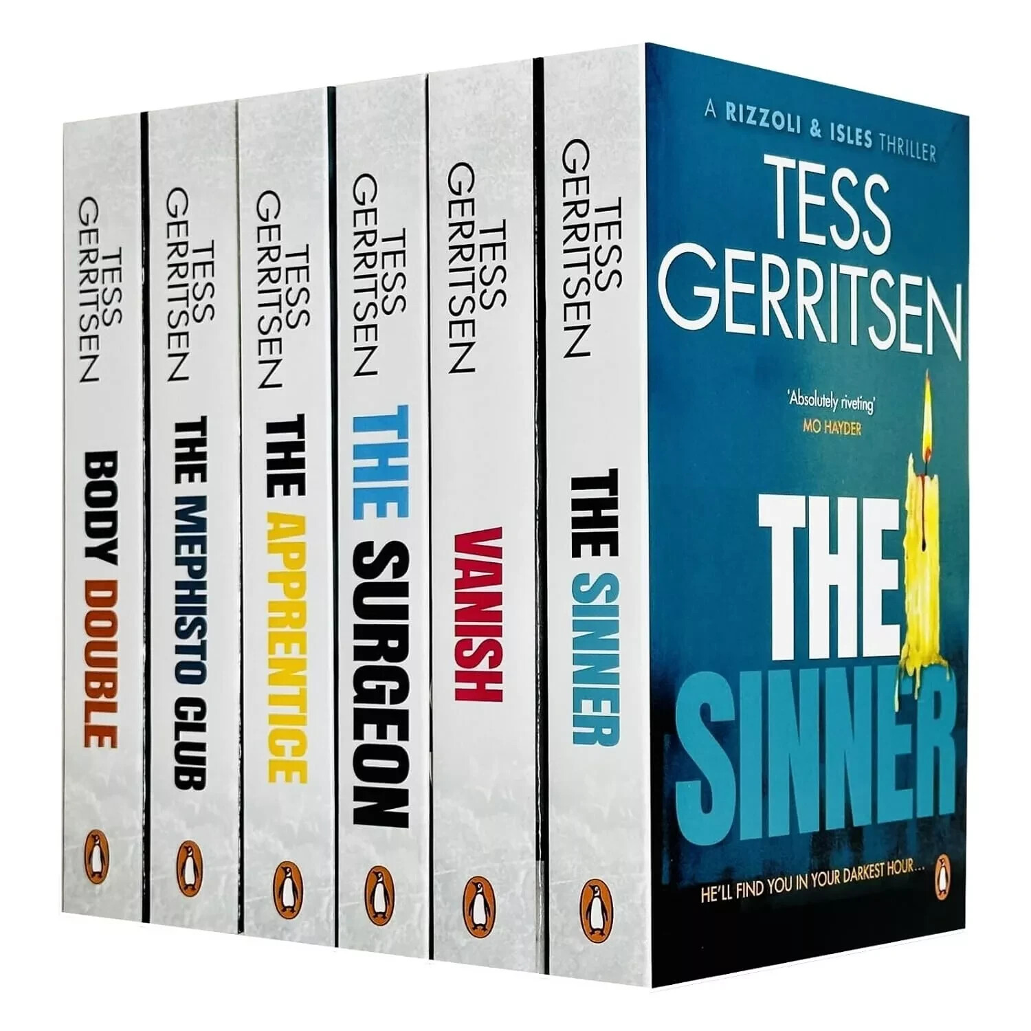 Rizzoli and Isles Series 1- 6 Collection 6 Books Set By Tess Gerritsen Surgeon